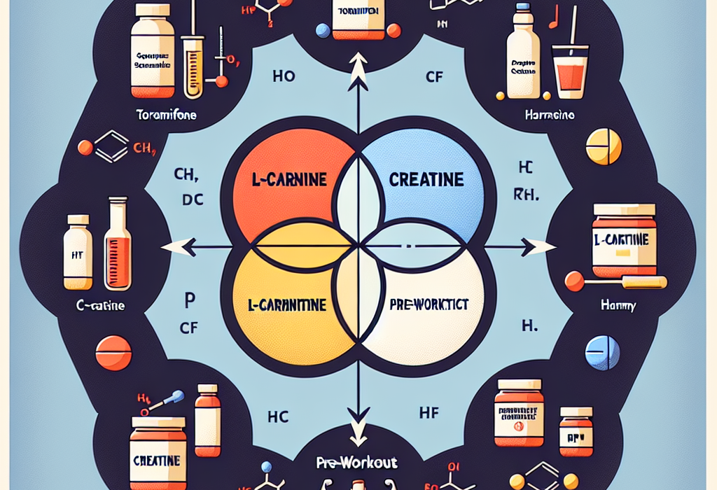 Compatibilité du Toremifeno avec la L-Carnitine, la Créatine et le pré-exercice