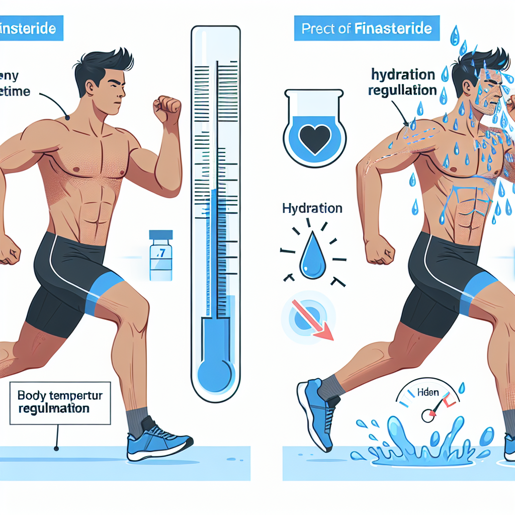 Effet du finastéride sur la régulation de l'hydratation chez les athlètes