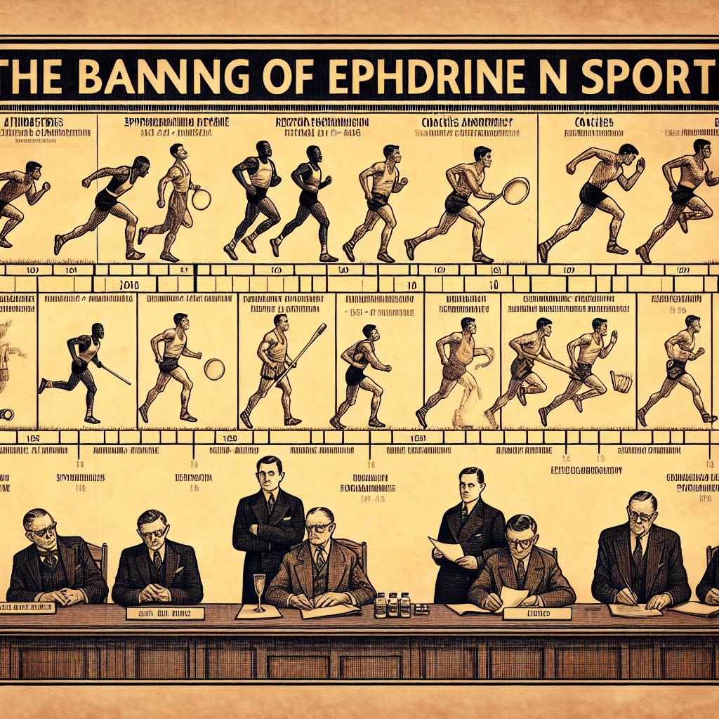Historique de l'interdiction de l'éphédrine dans le sport