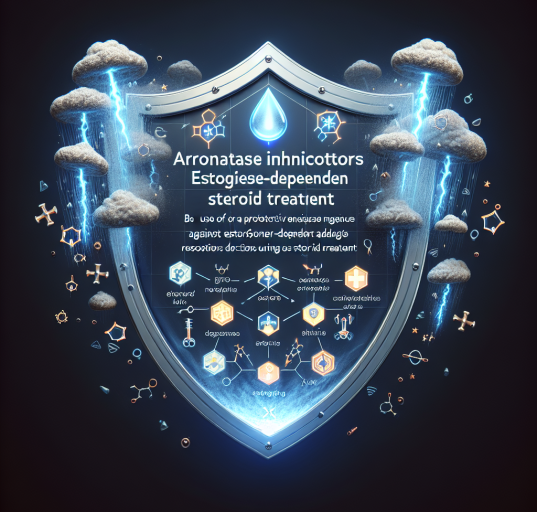 Inhibiteurs de l'aromatase as a protection against estrogen-dependent adverse reactions during steroid treatment