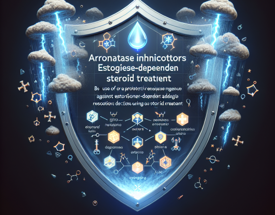 Inhibiteurs de l'aromatase as a protection against estrogen-dependent adverse reactions during steroid treatment