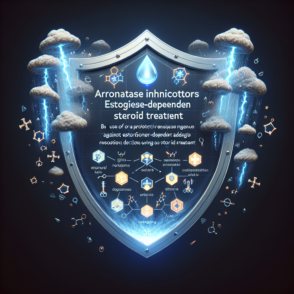Inhibiteurs de l'aromatase as a protection against estrogen-dependent adverse reactions during steroid treatment