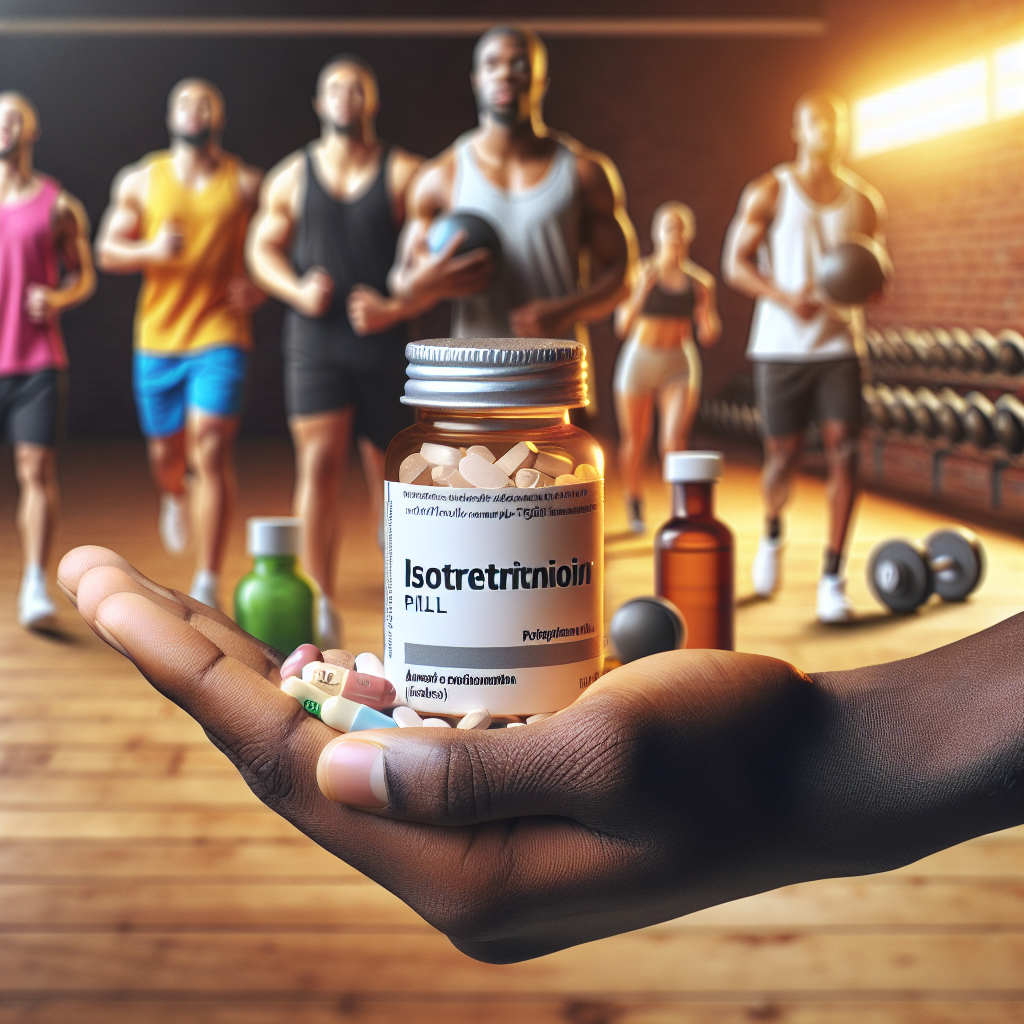 Isotrétinoïne en association avec d'autres médicaments pour les sportifs