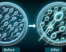 La qualité du sperme s'améliore après un cours avec la Gonadotropine