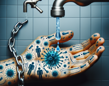 L'Eau germicide peut-elle entraîner une dépendance ou une accoutumance de la peau ?