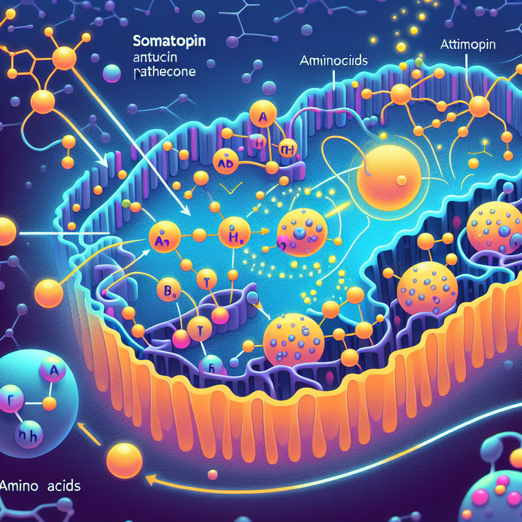 Comment la somatropine influence le métabolisme des acides aminés.