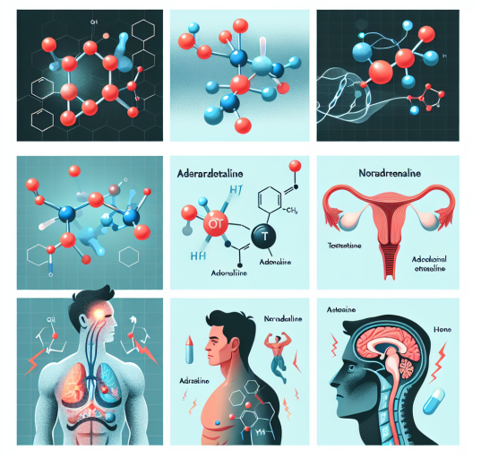Effet de la testostérone sur la production d'adrénaline et de noradrénaline