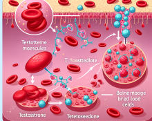 Testostérone et stimulation de la production de globules rouges