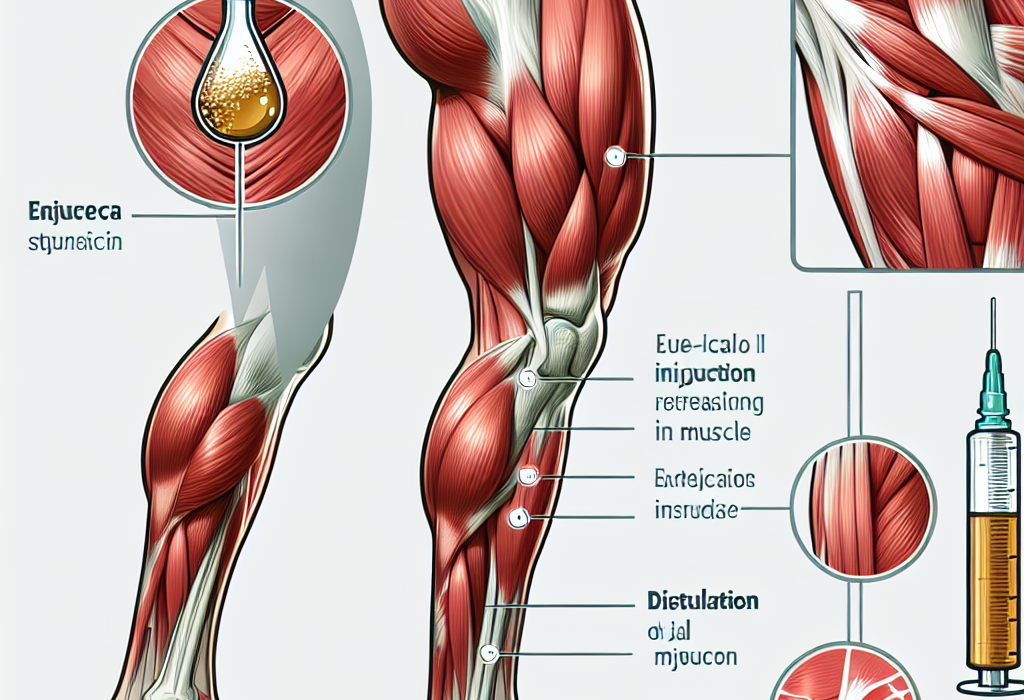 Caractéristiques de l'injection de Synthol dans le muscle du mollet