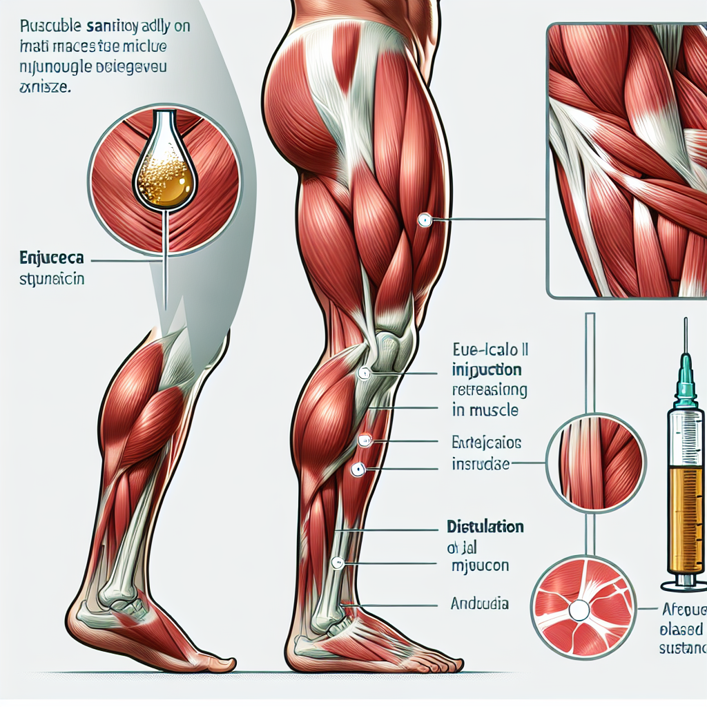 Caractéristiques de l'injection de Synthol dans le muscle du mollet