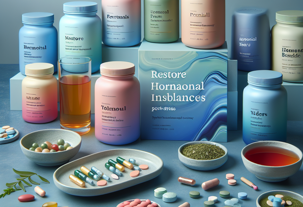 Compléments alimentaires pour rétablir les niveaux hormonaux après un stress