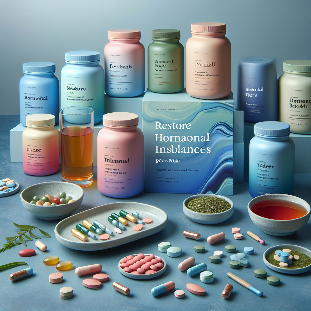 Compléments alimentaires pour rétablir les niveaux hormonaux après un stress