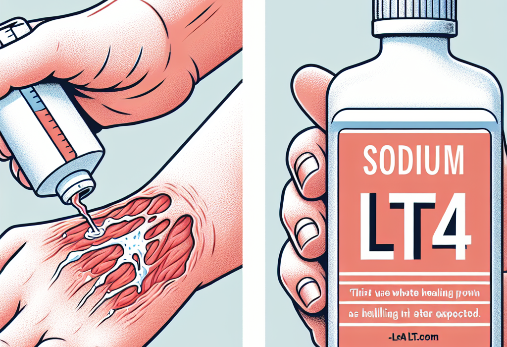Utilisation de LT4 sodique en cas de ralentissement de la guérison après une blessure