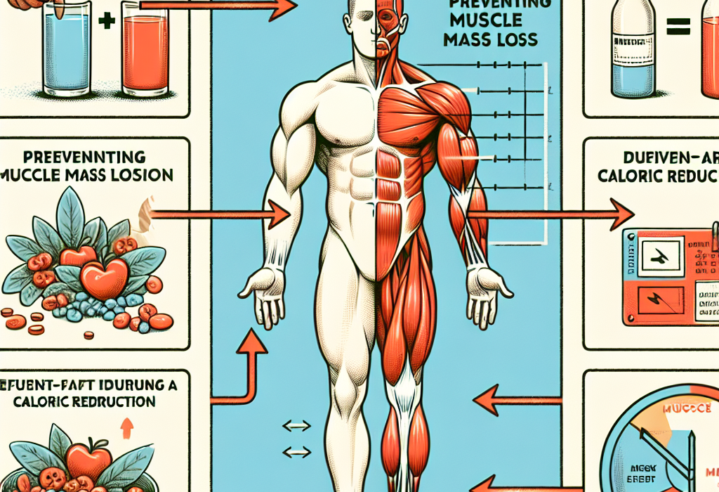 Cure de peptides pour prévenir la perte de masse musculaire lors d'une réduction calorique