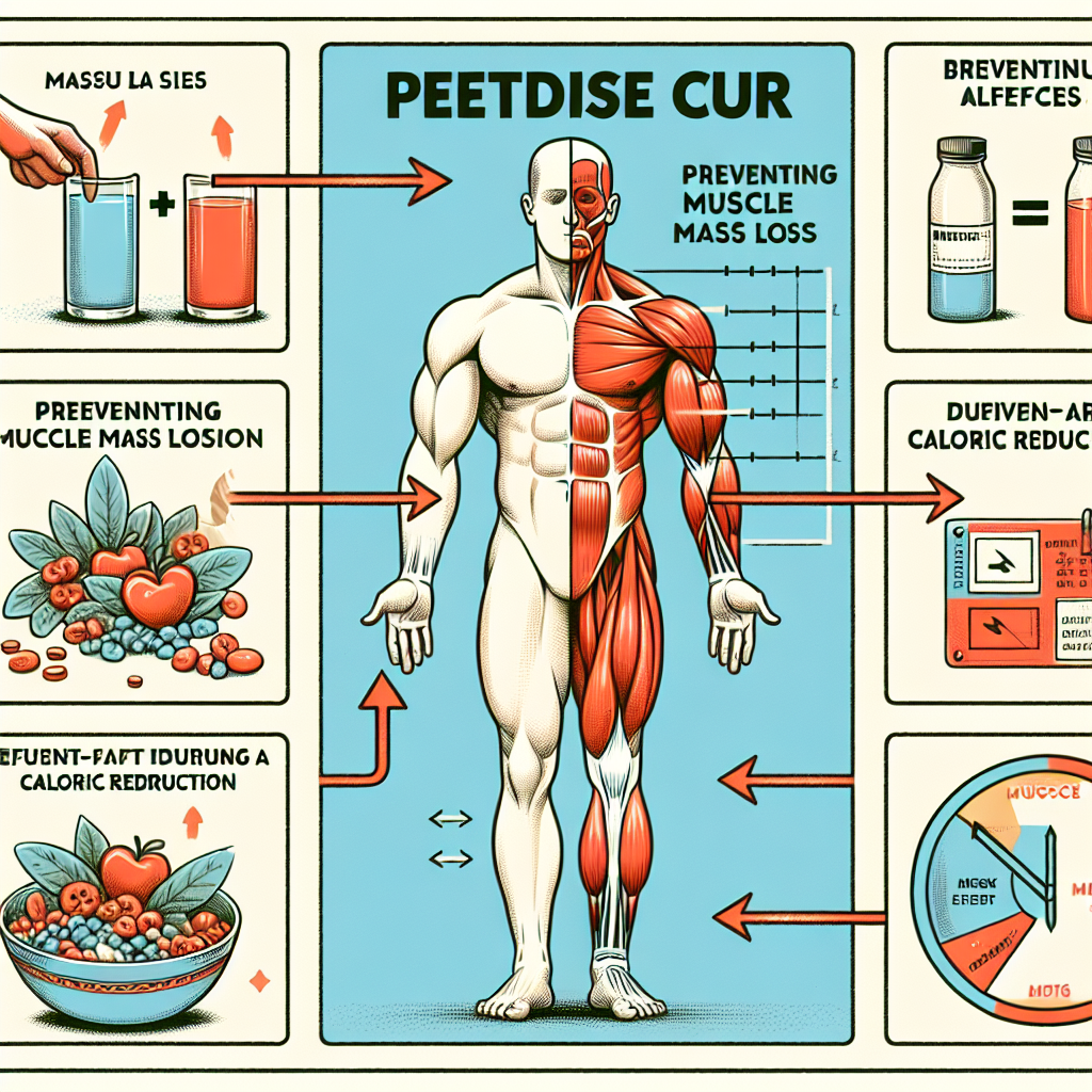 Cure de peptides pour prévenir la perte de masse musculaire lors d'une réduction calorique