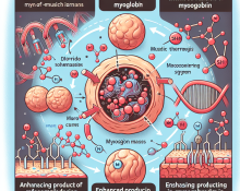 Effet d'une cure de stéroïdes sur la synthèse de myoglobine dans la masse sèche