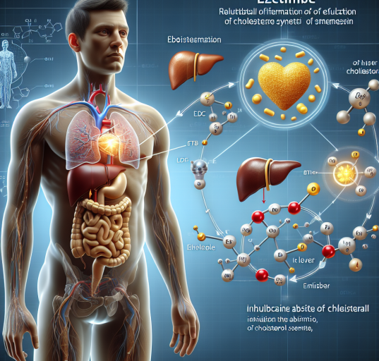 Effet de l'ézétimibe sur la régulation de la synthèse du cholestérol dans l'organisme