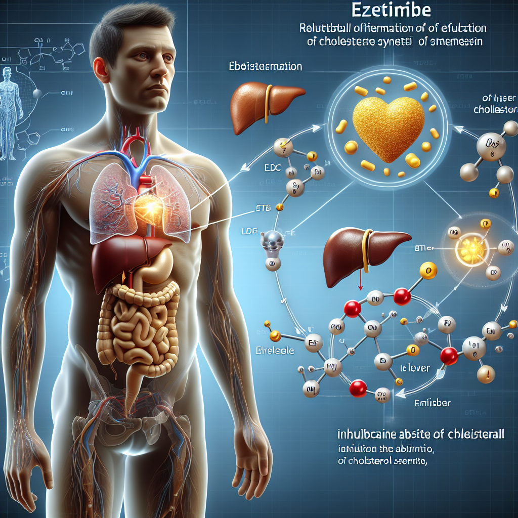 Effet de l'ézétimibe sur la régulation de la synthèse du cholestérol dans l'organisme