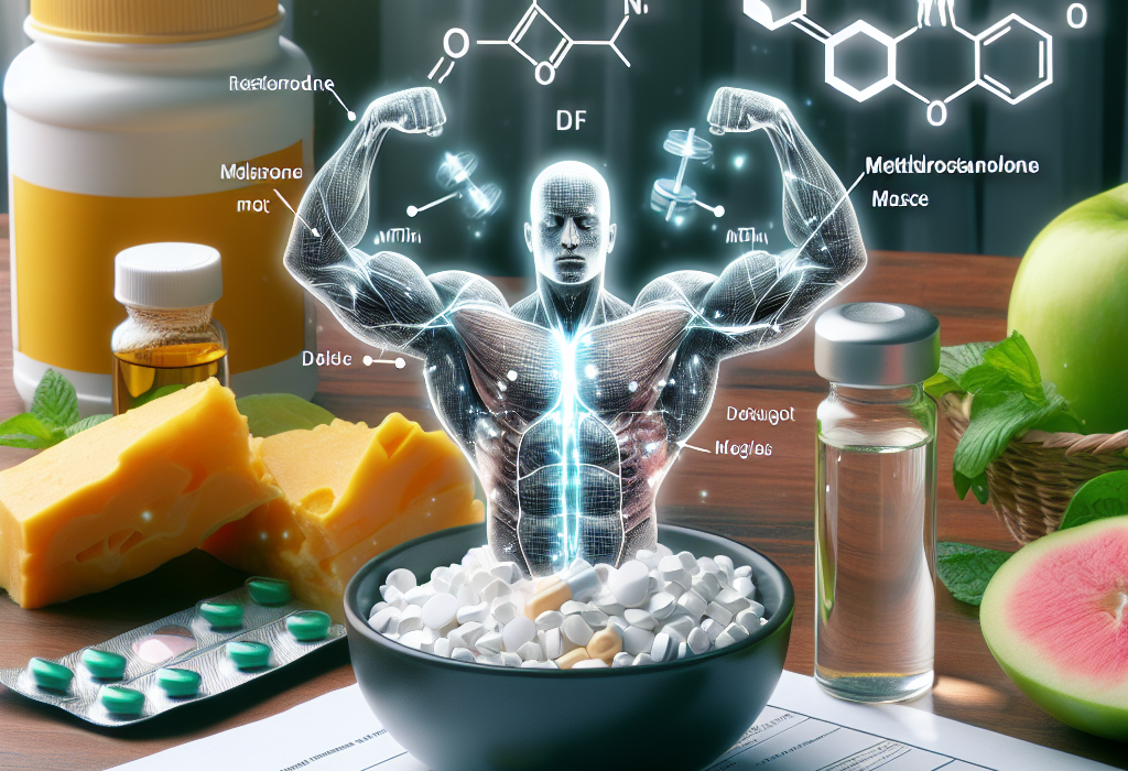 Effet de la méthyldrostanolone sur la masse musculaire dans le cadre d'un régime