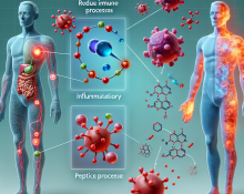 Utilisation de cures de peptides pour réduire les processus inflammatoires