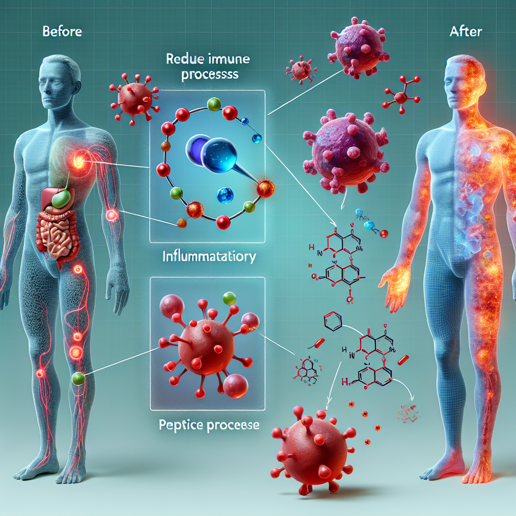 Utilisation de cures de peptides pour réduire les processus inflammatoires
